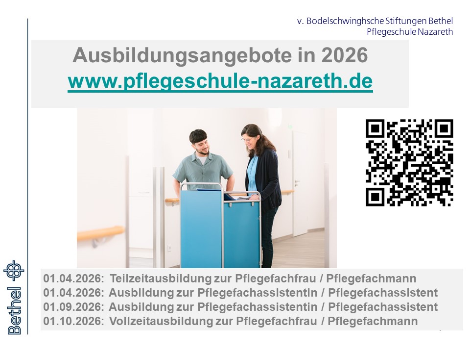 Wir bilden Sie gerne aus!